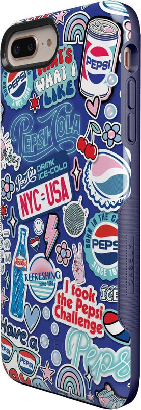 Out of the Blue | Pepsi Sticker Case iPhone Case get.casely 