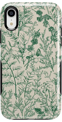 Sage Garden | Green Floral Case iPhone Case get.casely Bold iPhone XR 