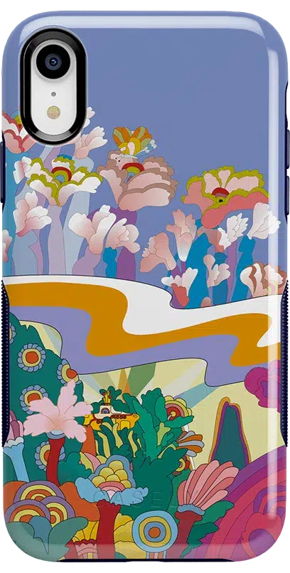 Beneath the Waves | The Beatles Yellow Submarine Case iPhone Case get.casely Bold iPhone XR 