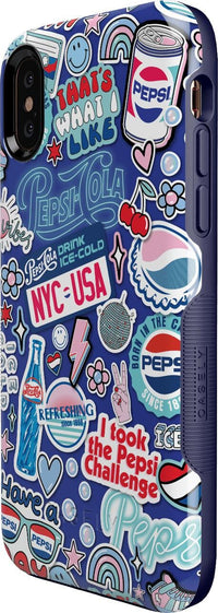 Out of the Blue | Pepsi Sticker Case iPhone Case get.casely 