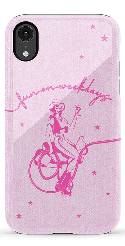 Denim Cowgirl | Fun on Weekdays Case iPhone Case get.casely Essential iPhone XR 