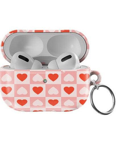 King of My Heart | Checkered Hearts AirPods Case AirPods Case Casetry AirPods Pro Case 