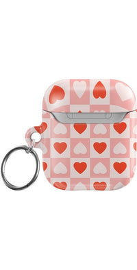 King of My Heart | Checkered Hearts AirPods Case AirPods Case Casetry 