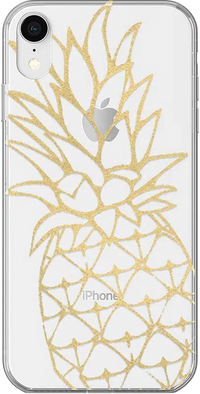 You're a Fine-Apple | Gold Pineapple Clear Case iPhone Case get.casely Classic iPhone XR 