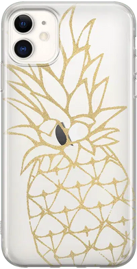 You're a Fine-Apple | Gold Pineapple Clear Case iPhone Case get.casely Classic iPhone 11 