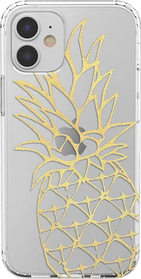 You're a Fine-Apple | Gold Pineapple Clear Case iPhone Case get.casely Classic iPhone 12 Mini 