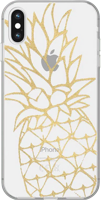 You're a Fine-Apple | Gold Pineapple Clear Case iPhone Case get.casely Classic iPhone X / XS 