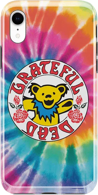 On Tour | Grateful Dead Tie Dye Sticker Case iPhone Case Grateful Dead Classic iPhone XR 