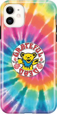 On Tour | Grateful Dead Tie Dye Sticker Case iPhone Case Grateful Dead Classic iPhone 11 