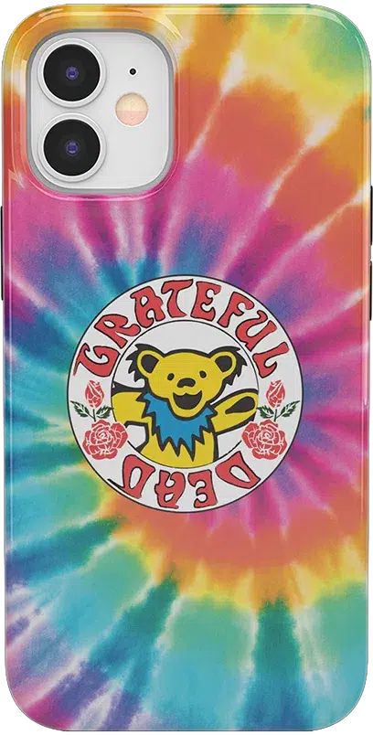 On Tour | Grateful Dead Tie Dye Sticker Case iPhone Case Grateful Dead Classic iPhone 12 