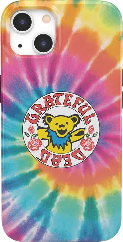 On Tour | Grateful Dead Tie Dye Sticker Case iPhone Case Grateful Dead Classic + MagSafe® iPhone 13 