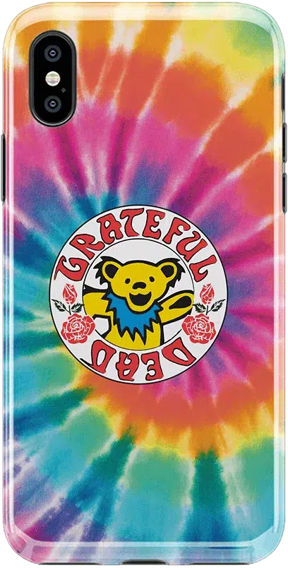 On Tour | Grateful Dead Tie Dye Sticker Case iPhone Case Grateful Dead Classic iPhone XS Max 