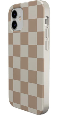 Fit Check | Neutral Checkerboard Case iPhone Case get.casely