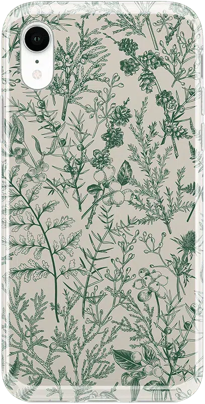 Sage Garden | Green Floral Case iPhone Case get.casely Classic iPhone XR 