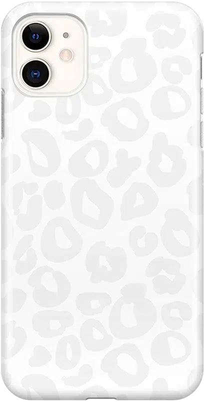 Into the Wild | White Snow Leopard Case iPhone Case get.casely Classic iPhone 11 