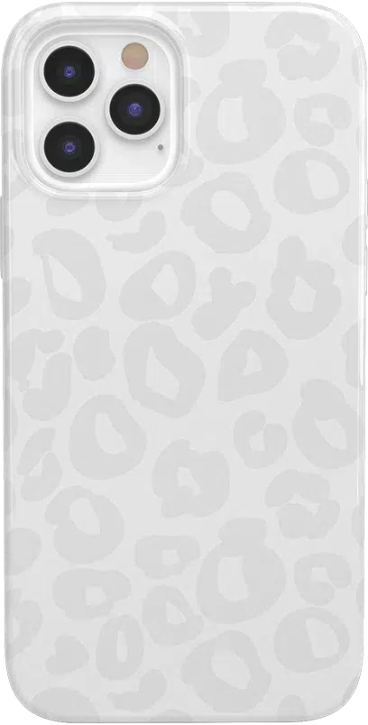 Into the Wild | White Snow Leopard Case iPhone Case get.casely Classic iPhone 12 Pro Max 