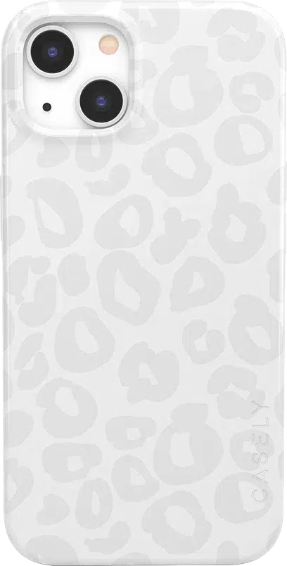 Into the Wild | White Snow Leopard Case iPhone Case get.casely 