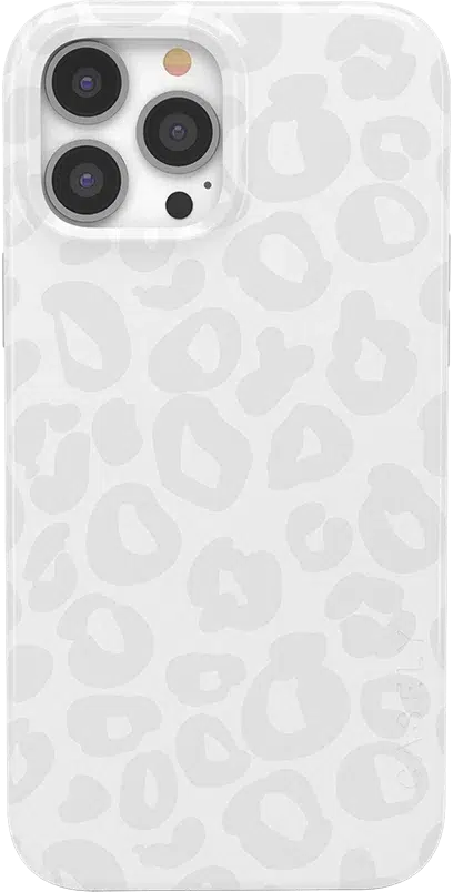 Into the Wild | White Snow Leopard Case iPhone Case get.casely Classic + MagSafe® iPhone 13 Pro Max 