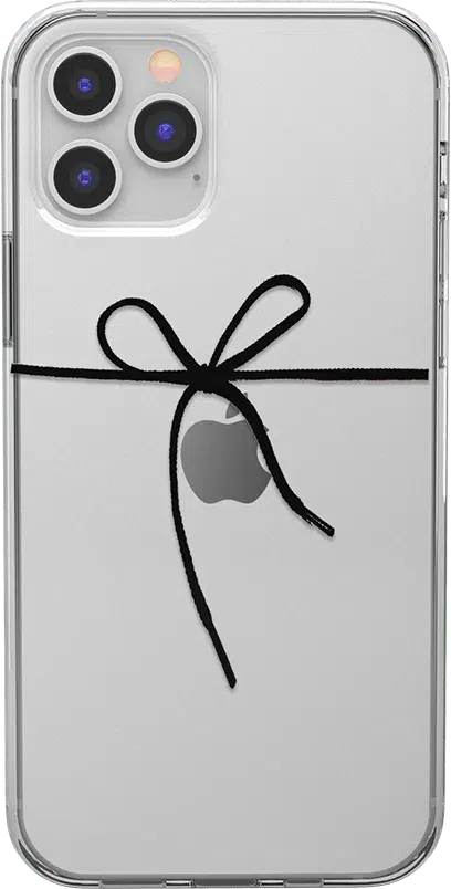 Knot Over U Clear Ribbon iPhone Case Casely