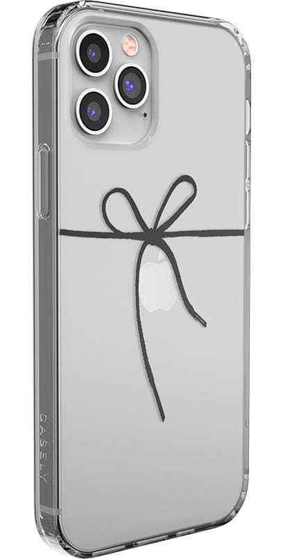 Knot Over U Clear Ribbon iPhone Case Casely