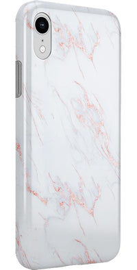 Subtle Blush | White and Pink Marble Case iPhone Case get.casely 