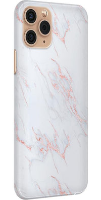 Subtle Blush | White and Pink Marble Case iPhone Case get.casely 