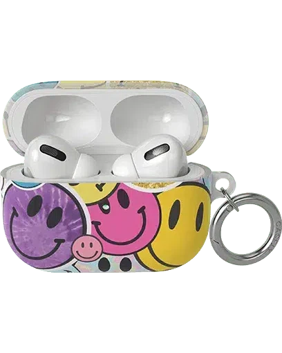 All Smiles | Smiley Face Sticker AirPods Case AirPods Case get.casely AirPods Pro 2 Case 