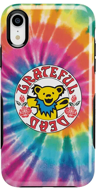 On Tour | Grateful Dead Tie Dye Sticker Case iPhone Case Grateful Dead Bold iPhone XR 