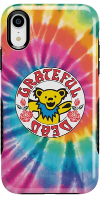 On Tour | Grateful Dead Tie Dye Sticker Case iPhone Case Grateful Dead Bold iPhone XR 