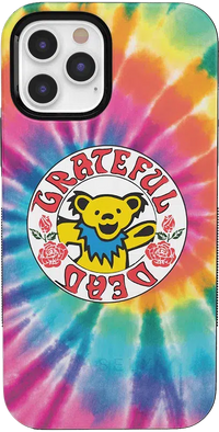 On Tour | Grateful Dead Tie Dye Sticker Case iPhone Case Grateful Dead Bold iPhone 12 Pro 