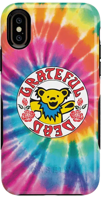 On Tour | Grateful Dead Tie Dye Sticker Case iPhone Case Grateful Dead Bold iPhone XS Max 