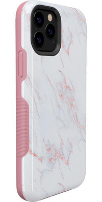 Subtle Blush | White and Pink Marble Case iPhone Case get.casely 