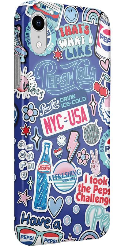 Out of the Blue | Pepsi Sticker Case iPhone Case get.casely 