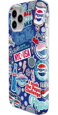 Out of the Blue | Pepsi Sticker Case iPhone Case get.casely 