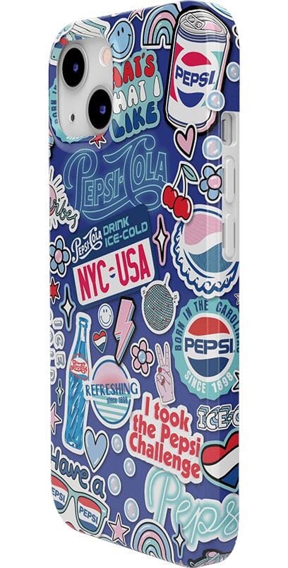 Out of the Blue | Pepsi Sticker Case iPhone Case get.casely 