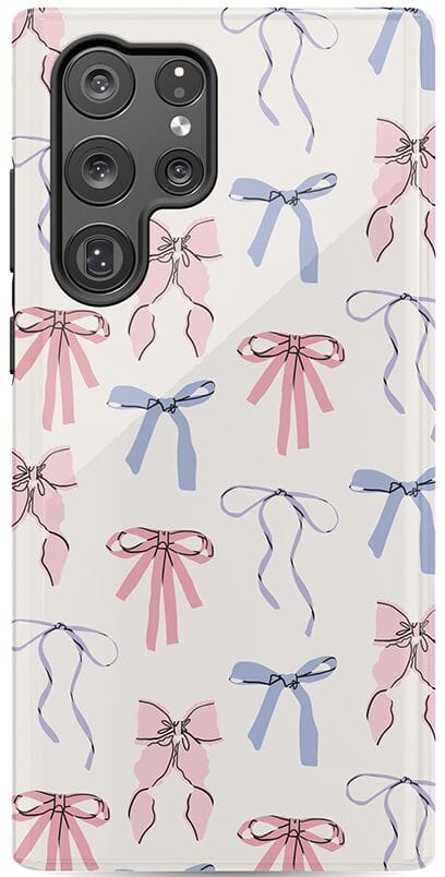 The Valentine's Collection | Pastel Bows Case Phone Case Casetry Essential Galaxy S22