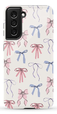 The Valentine's Collection | Pastel Bows Case Phone Case Casetry Essential Galaxy S21