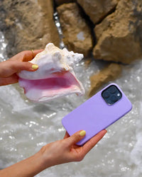 Lavender Waves | Purple Shimmer Case iPhone Case get.casely 