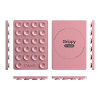 Grippy | Pink Silicone Suction Phone Mount with MagSafe Grippy get.casely 