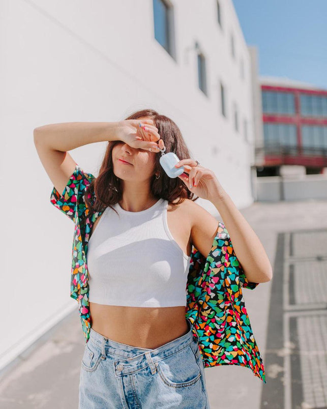 Light Blue Skies | Marble Clouds AirPods Case AirPods Case get.casely 