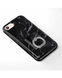 Black Pearl | Classic Black Marble Phone Ring Phone Ring get.casely 