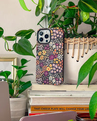 Falling for You | Plum Floral Case iPhone Case get.casely