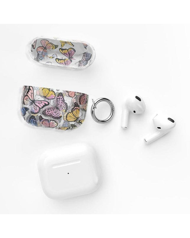 Free Spirit | Rainbow Butterfly AirPods Case AirPods Case get.casely 