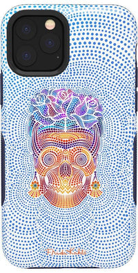 Vida y Muerte | Frida Kahlo Dotted Skull Case iPhone Case get.casely Bold iPhone 11 Pro Max 