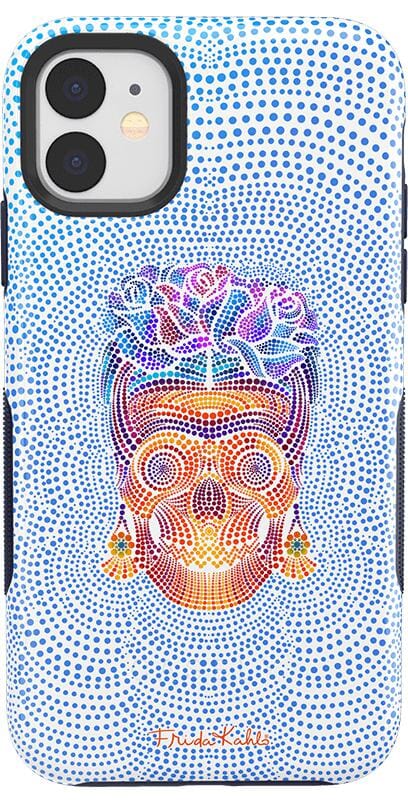 Vida y Muerte | Frida Kahlo Dotted Skull Case iPhone Case get.casely Bold iPhone 11 