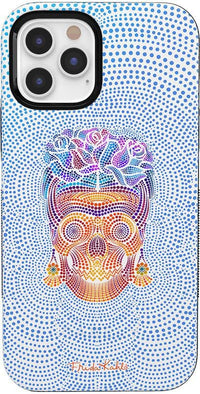 Vida y Muerte | Frida Kahlo Dotted Skull Case iPhone Case get.casely Bold + MagSafe® iPhone 12 Pro Max 