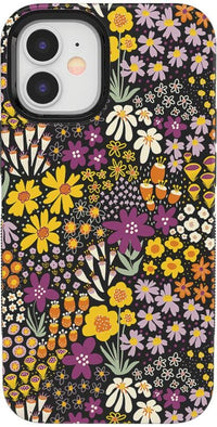 Falling for You | Plum Floral Case iPhone Case get.casely Bold + MagSafe® iPhone 12