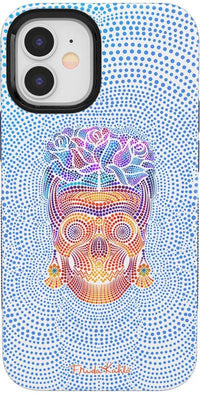 Vida y Muerte | Frida Kahlo Dotted Skull Case iPhone Case get.casely Bold + MagSafe® iPhone 12 