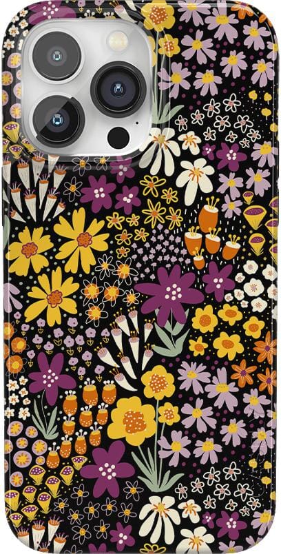 Falling for You | Plum Floral Case iPhone Case get.casely Classic + MagSafe® iPhone 14 Pro