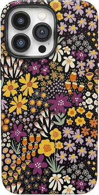 Falling for You | Plum Floral Case iPhone Case get.casely Bold + MagSafe® iPhone 14 Pro